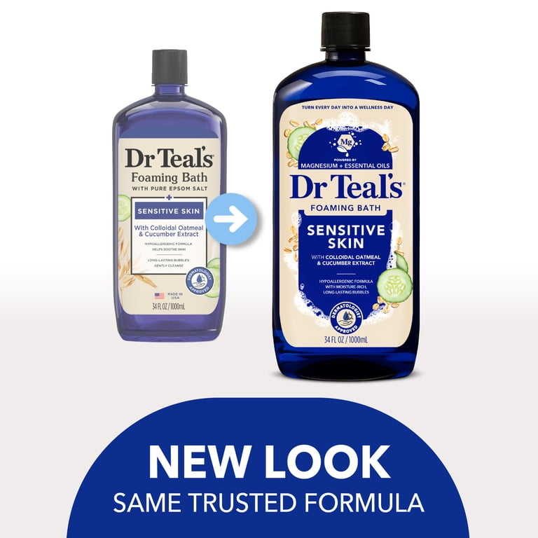 Dr Teal's Sensitive Skin Foaming Bath with Oatmeal photo 2