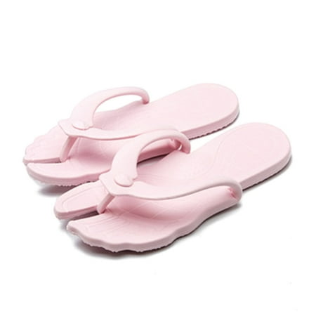 

Folding Portable Non Slip Slippers Travel Hotel Tasteless Bath Couple Outdoor Beach Flip Flops Gray 2XL