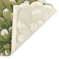 thumbnail image 5 of Liora Manne Frontporch Mum Indoor Outdoor Rug Green 80% Polyester Weather Resistant, 5 of 5
