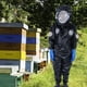 thumbnail image 3 of Equipo de uniforme de apicultura, ropa antiabejas con botas protectoras, guantes, gafas, 3 of 14