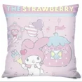 thumbnail image 4 of Funda de almohada de Sanrio con estampado de dibujos animados de Kuromi, bonita funda de cojín con forma de corazón para sofá, dormitorio, mesita de noche, cojín para la cintura del coche, 4 of 5