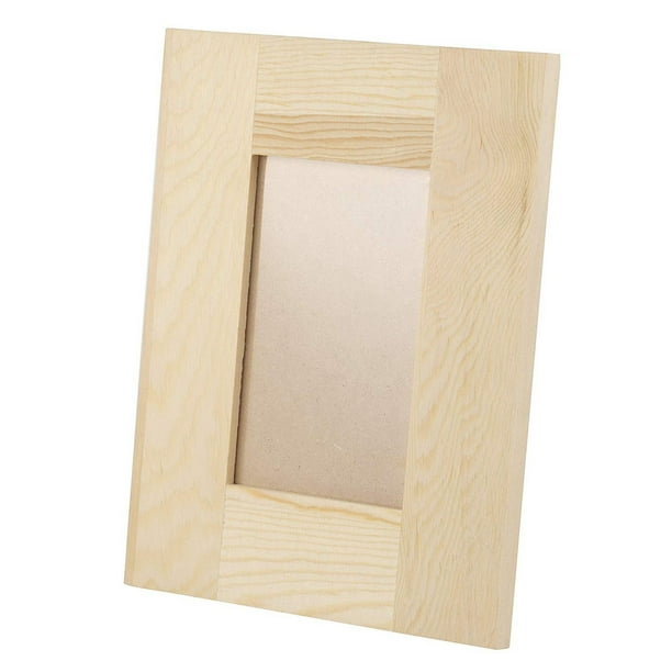 Unfinished Wood Frame - 6-Pack Wooden Picture Frame, Victorian Picture