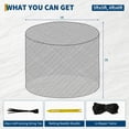 thumbnail image 3 of Heavy-Duty Round Bale Hay Net | 5x5/6x6 Ft Knotless Slow Feeder with 2" Holes to Reduce Waste and Promote Healthy Digestion for Horses and Livestock, 3 of 9