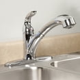 thumbnail image 5 of Waxman Single Handle Pull-Out Kitchen Faucet, Chrome, 5 of 8