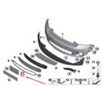 thumbnail image 4 of For Mini 2013-2016 License Plate Bracket Front 51139801613, 4 of 5