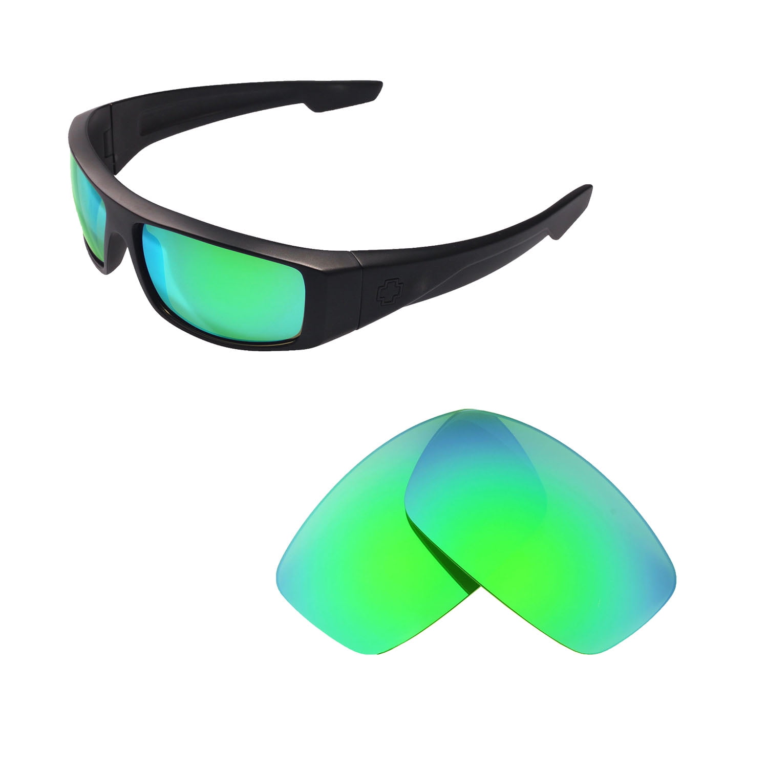 Multiple Options Available Walleva Replacement Lenses for Spy Optic Logan Sunglasses