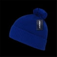 thumbnail image 1 of Decky 686-RYL Pom Pom Acrylic Beanies, Royal, 1 of 1