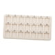 thumbnail image 5 of Alfombrilla de cuentas con 21 rejillas, superficie suave, herramienta para hacer joyas, para pulseras Beige, 5 of 9