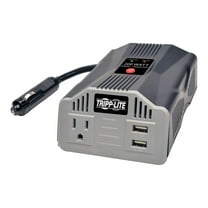 Tripp Lite 200W PowerVerter Ultra-Compact Car Inverter w/ Outlet and 2 USB Ports