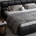 thumbnail image 4 of Designer Black Luxury Double Bed Modern High End Headboards Frames Double Bed King Human Muebles Para Dormitorio Furniture My Lux Decor Round, 4 of 7