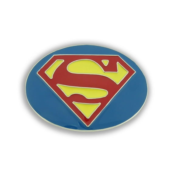 Superman Belt Buckle Dc Comics Original Colors Western Style Costume Party Metal