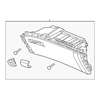 Genuine OE Honda Glove Box Assembly - 77505-T6Z-A01ZB