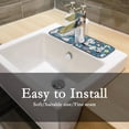 thumbnail image 7 of 2 Pcs SKYSONIC Faucet Absorbent Mat Flower and Easter Rabbits Washable Counter Drying Pads Behind Faucet for Kitchen Bathroom, 7 of 7