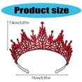thumbnail image 3 of Eye-catching Crystal Tiaras for Women for Prom Pageant Bachelorette Party Wedding Props Bridal Jewelry, 3 of 7