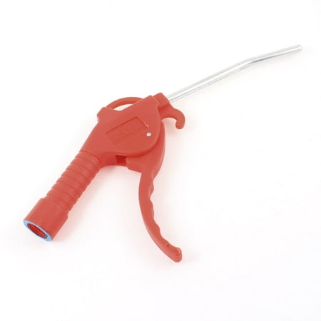 Unique Bargains Red Plastic Cleaning Tool Blower Metal Nozzle Air Blow Gun