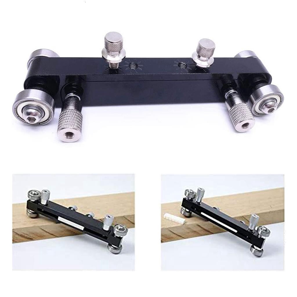 Yihuala Aluminum Alloy High Strength Guitar Bridge Saddle Grinding Luthier Tool, Adjustable Guitar Nut Sander for Bass