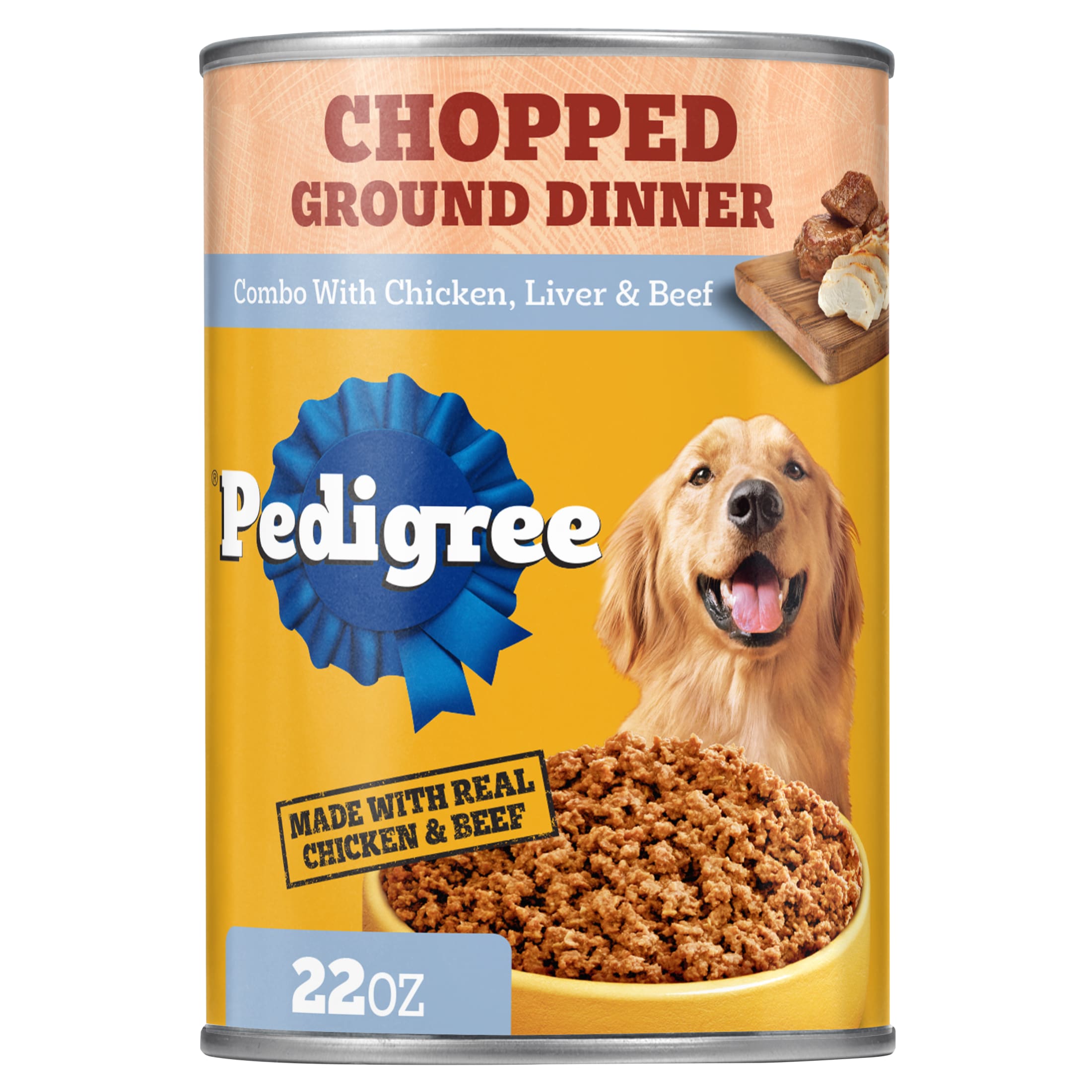 Pedigree Chopped Ground Wet Dog Food Chicken Beef Liver photo 2