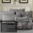 thumbnail image 5 of 8 Pieces Bed in A Bag Pink Comforter Sets Bed Set Grey Twin 6 Piece, 5 of 5