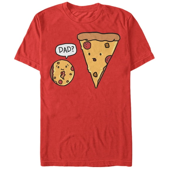 Men's Lost Gods Pizza Dad Graphic Tee Red X Large