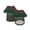 Dark Green, variant on Christmas Dog Pajamas Xmas Pet Pjs with Snowman Elk Patterns Christmas Dog Onesie Jumpsuits Jammies Clothes Stretchy Shirts Comfy Outfit Costume Apparel for Small Medium Large Dogs