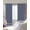 Navy, variant on Farmhouse Sage Green White Striped Blackout Curtains for Bedroom/Living Room, Thermal Insulated Kitchen Curtains, Modern Stripes Grommet Darkening Window Treatment Drapes 42"x84"x2