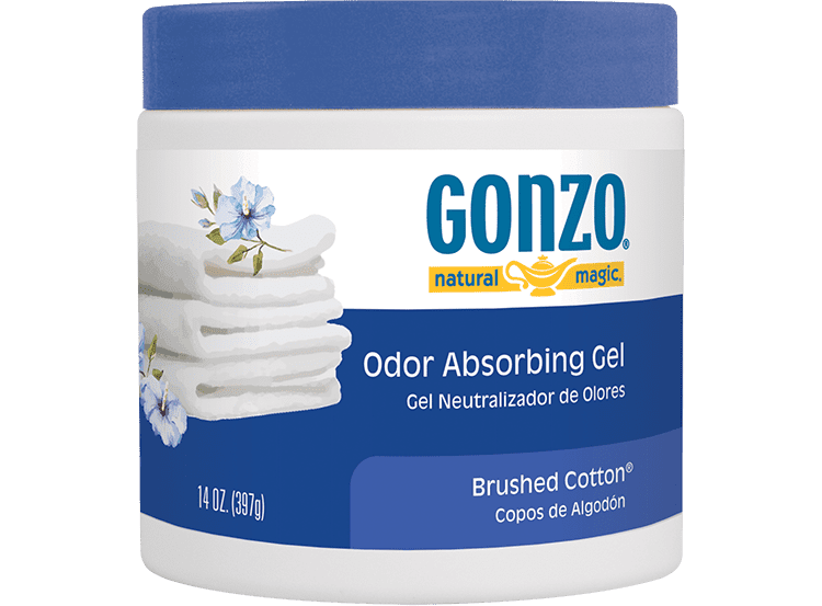 2PC Gonzo 4120D Natural Magic Odor Absorbing Gel, Brushed Cotton, 14 Oz -  Walmart.com