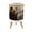 Color 2, variant on Small Trash Can with Lid Black Bear Rustic Grizzly Animal Pine Tree Large Bear 1.8 Gallon Dog Proof Trash Can Round Garbage Can Waste Bin Wastebasket for Bathroom Bedroom Living Room