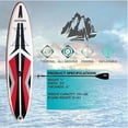thumbnail image 6 of 11FT Inflatable Stand up Paddle Board Ultra-Thick Durable PVC w/Premium SUP Accessories & Carry Bag |upgraded paddle boards w/ 3 Fish Fin for Paddling |Up to 350LB, 6 of 6