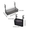 thumbnail image 5 of Giaone Multipurpose Desk Under Hanging Storage Basket with Divider for Office Homes, 5 of 15