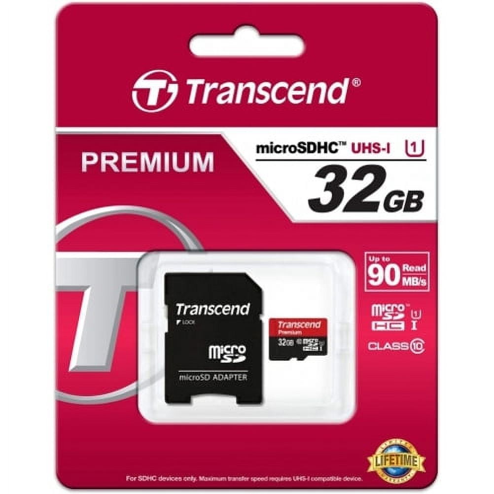 Transcend 32GB Memory Card for Moto G Power (2021)/Play (2021