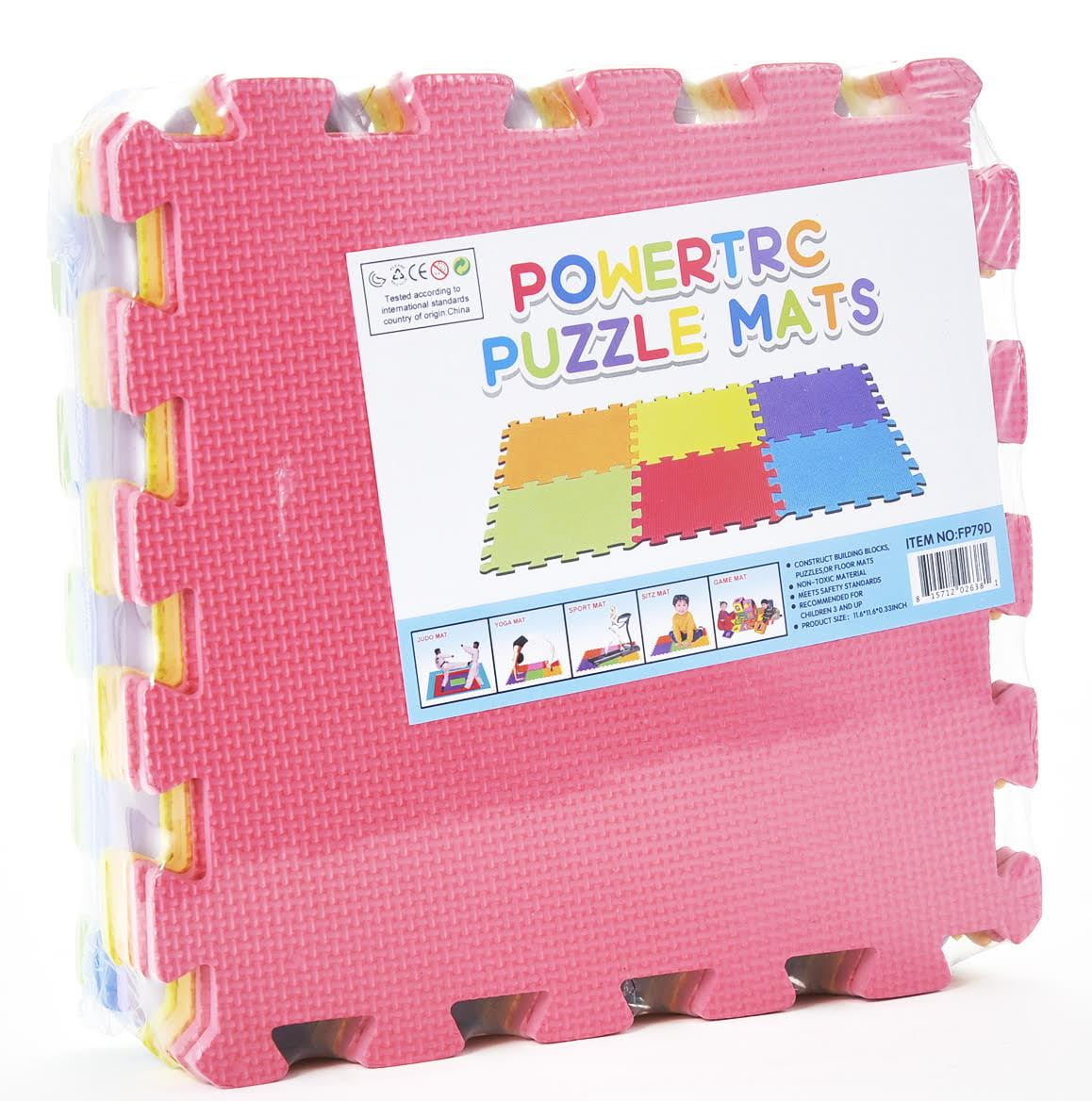 AZ Trading & Import FP79D 10 Piece Soft Foam Puzzle Mat, 5 x 2 ft.