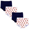 thumbnail image 2 of Hudson Baby Infant and Toddler Boy Cotton Training Pants, Foxes, 4 Toddler, 2 of 2