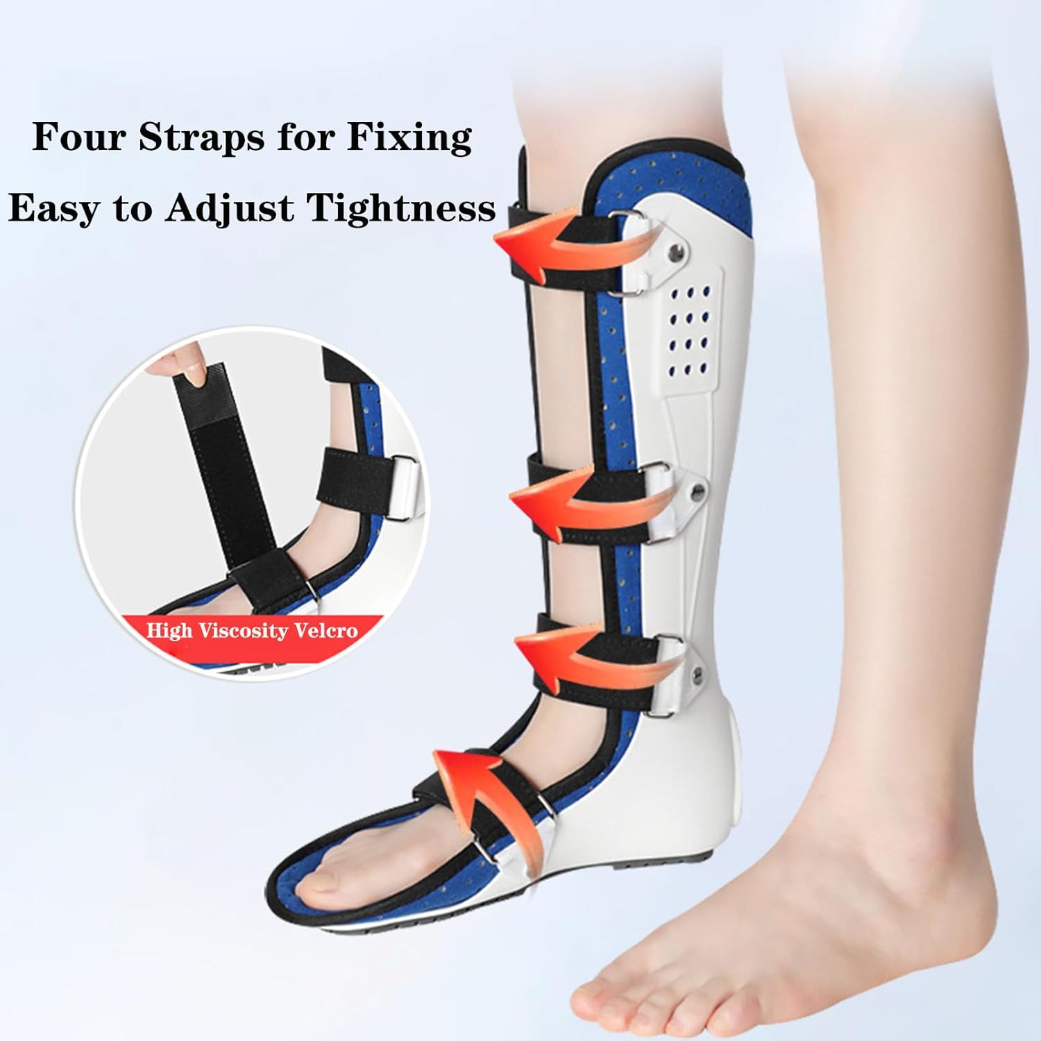 New Plantar Fasciitis Night Splint Ankle Support Brace Ankle Foot Drop AFO Brace Orthosis Splint for Ankle Foot Injuries Sprain Broken, Healing Fasciitis Support Achilles,B Left,S,A Right-L