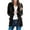 Black, variant on Women's Open Front Cardigan Sweaters Fall Fashion Button Down Cable Knit Chunky Winter Outerwear Coats