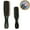 Black, variant on Gentle Nylon Bristle Scalp Sensitive Hair Brush Set