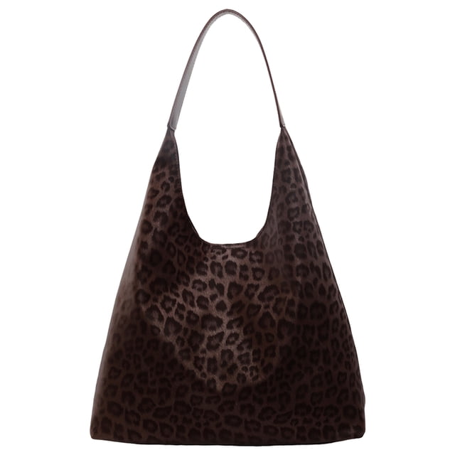 Bolso Hombro Leopardo Con Asa Superior para Mujer Gran Capacidad