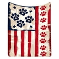 thumbnail image 2 of Independence Day Blanket Festive Flannel Blanket Soft Warm Throw Blanket For Home Sofa Bed Holiday Decoration, 2 of 9