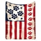 thumbnail image 2 of Patriotic Independence Day Blanket, American Flag Red White Blue Fleece Throw, Soft Warm Festival Blanket for Couch Bed, Holiday Decor Decoration, 4th of July Memorial Day Celebration Blanket, 2 of 8