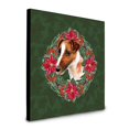 thumbnail image 1 of Carolines Treasures Smooth Fox Terrier Poinsetta Wreath Artwork Panel Décoration murale Multicolore, 1 of 3