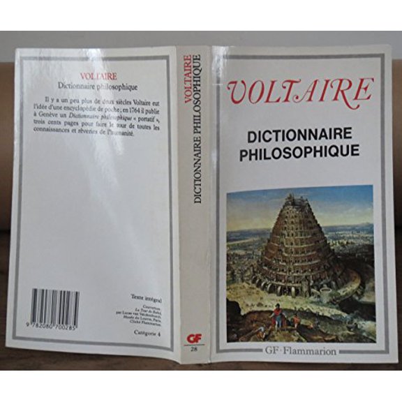 Pre-Owned Dictionnaire philosophique (Unknown) 2080700286 9782080700285