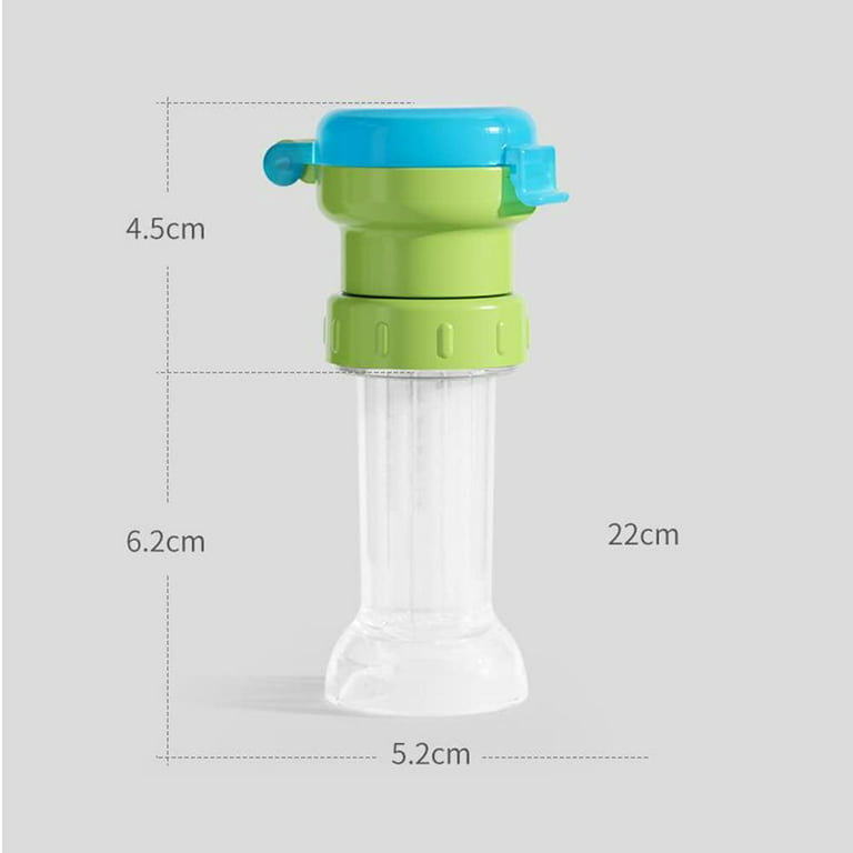 Straw Cover Bottle Cap, Water Bottle Twist Cover Cap with Silicone Straw, Universal Drinking Water Artifact, Water Bottle Straw Caps for Office Pink