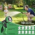 thumbnail image 2 of 100 ft Garden Hose That Won't Kink, Lightweight Flexible Water Hose with Solid Brass Fittings, Easy to Coil and Store for Lawn and Garden, 2 of 7