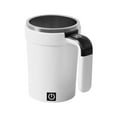 thumbnail image 2 of Automatic Magnetic Stirring Coffee Mug, Stainless Steel Automatic Stirring Mug for Coffee, Milk, Cocoa, Portable with Lid and Detachable Base (White), 2 of 7