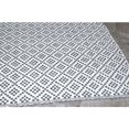 thumbnail image 3 of Nuloom 8' x 10' Tapis de Treillis de Coton à la Main en Gris, 3 of 4