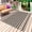 Black, variant on Western Texas Star Retro Outdoor Rug 4x6 Ft - Reversible Patio Rug Outdoor Camping Rugs, Country Vintage Red Beige Plaid Indoor Outdoor Area Rugs, Non-Slip Outdoor Carpet Runner for Deck/Porch