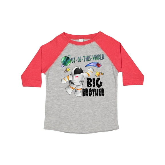 Inktastic Out of This World Big Brother Astronaut in Space Boys Toddler T-Shirt