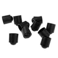 thumbnail image 4 of 10 Count Protective Billiard Stick Rubber Protector Black, 4 of 8
