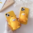 thumbnail image 4 of Funda tridimensional descompresión ZHAOCHENG para iPhone 12 Pro Max TPU suave pato amarillo, 4 of 5