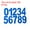 Blue, variant on Uxcell 6 Pcs 3" Reflective Mailbox Numbers for Outside Waterproof Stickers Black