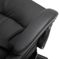 thumbnail image 3 of Topcobe Home Office 360° Swivel Adjustable Massage Chair, Modern Ergonomic Computer Chair with Footrest & Remote Controller, Black, 3 of 7